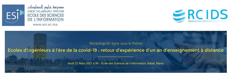 Workshop en ligne : les écoles d’ingénieurs à l’ère de la Covid-19 : retour d’expérience d’un an d’enseignement à distance
